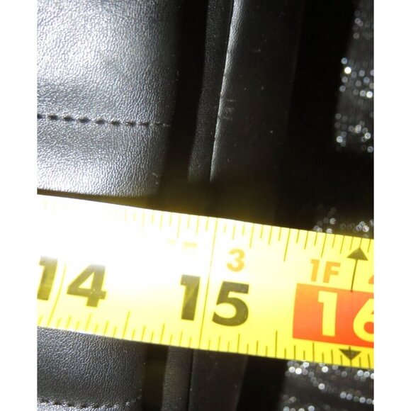 Kendall & Kylie Emily Black 100% Vegan Leather Backpack with 13" Laptop Pocket - Picture 8 of 9